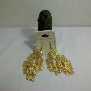 🌞Fashion Jewelry Gold Toned Dangle Earrings